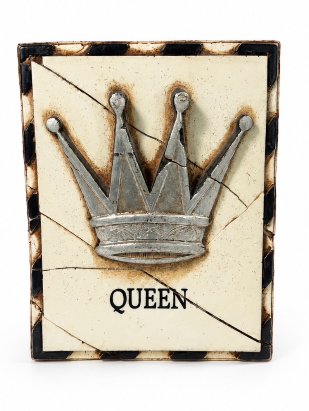 Sid Dickens Memory Block T-25 Queen (Silver) Crown w/Meaning Label ~ Retired